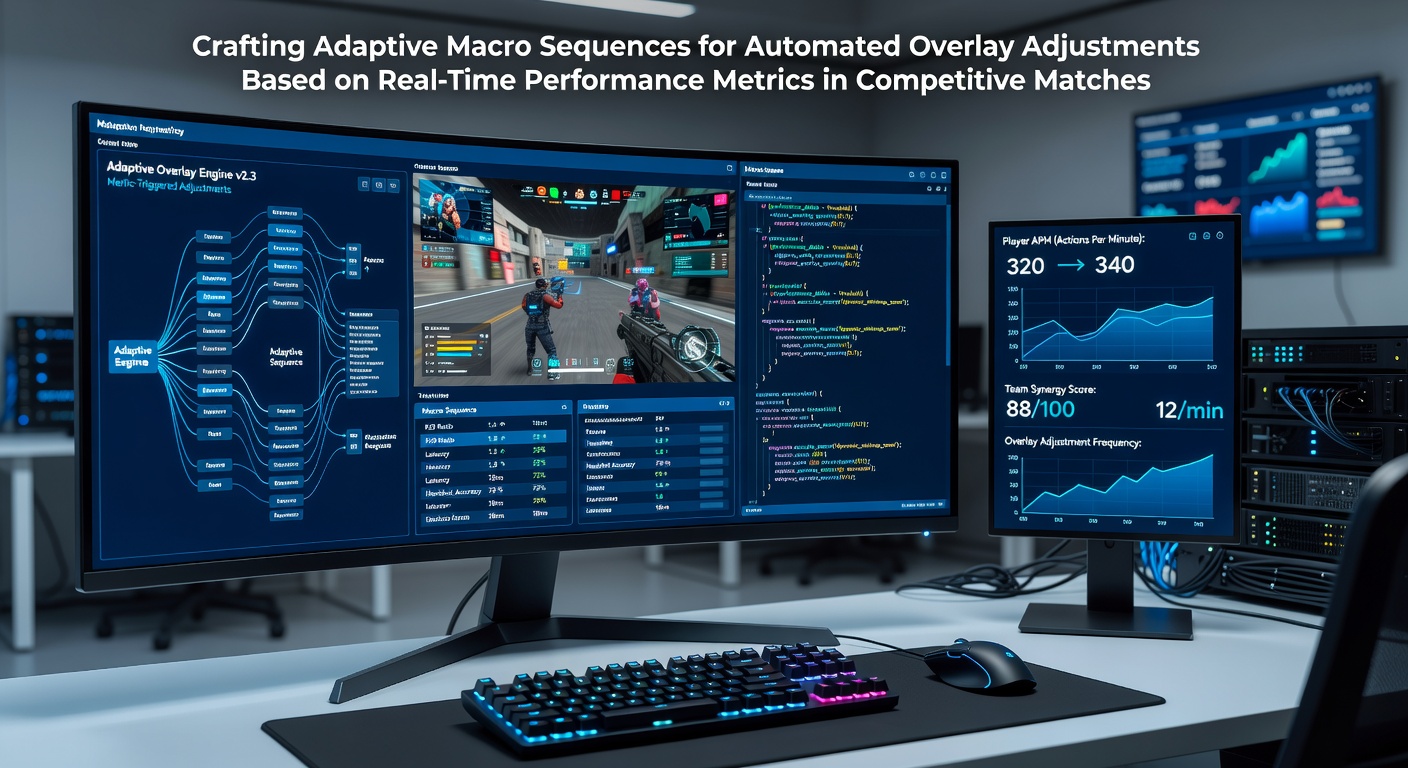 Esports analysts review real-time performance dashboards during a competitive match overlay setup